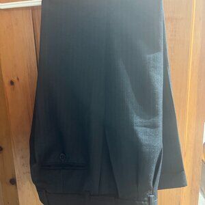 Boys 12 Navy Pinstripe Slacks